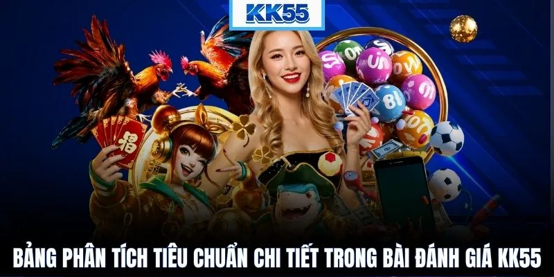 Bảng phân tích tiêu chuẩn chi tiết trong bài đánh giá KK55
